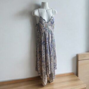 ALYA Women's Spaghetti Strap Hankerchief Dress